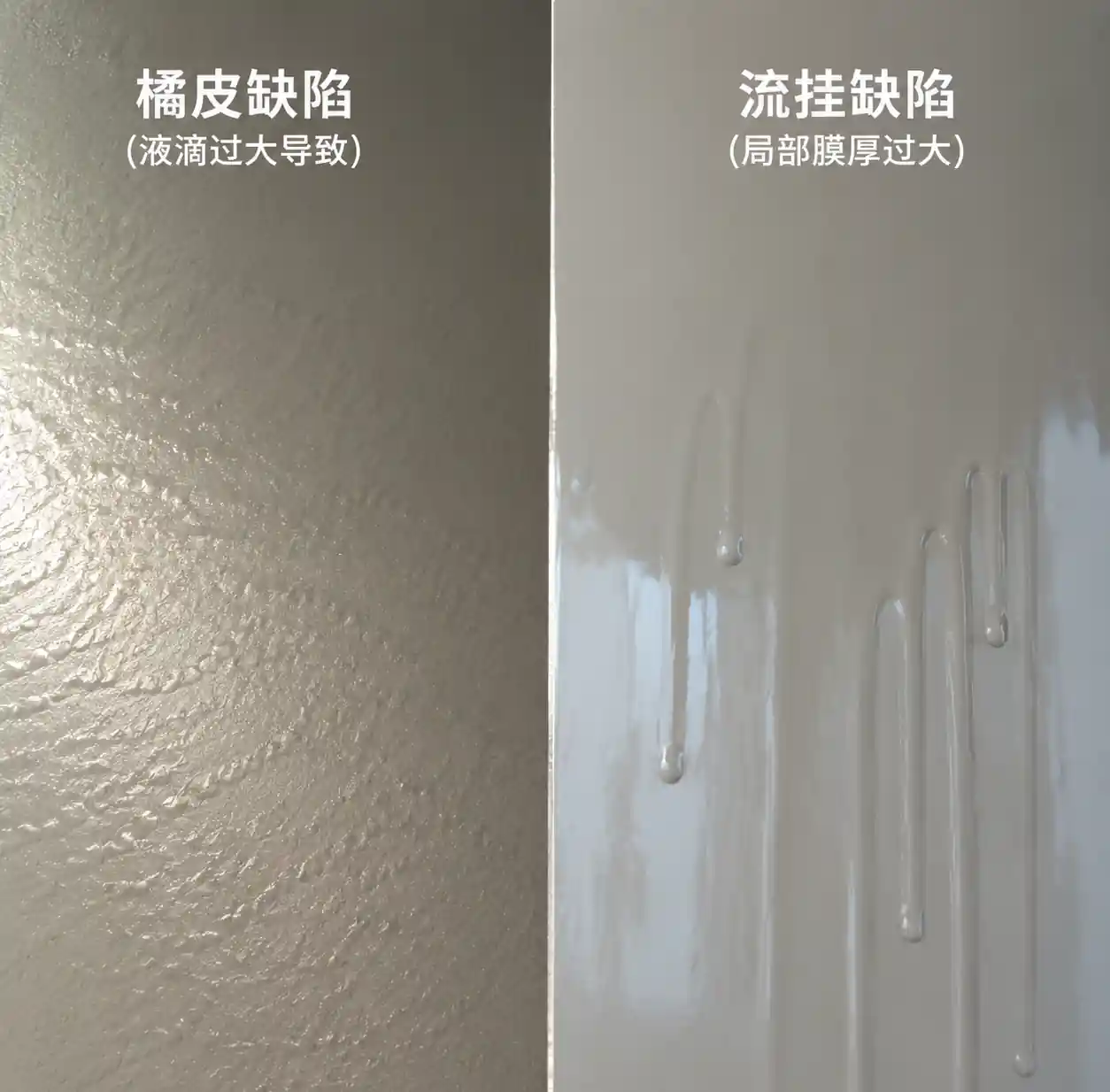 1-coating-defects-orange-peel-sagging-comparison