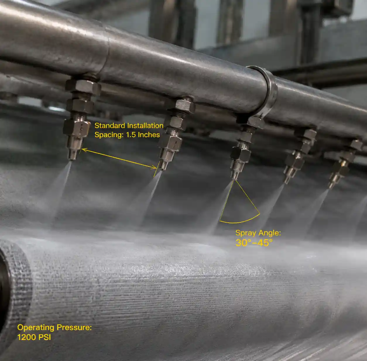 1-needle-nozzle-paper-mill-fabric-shower
