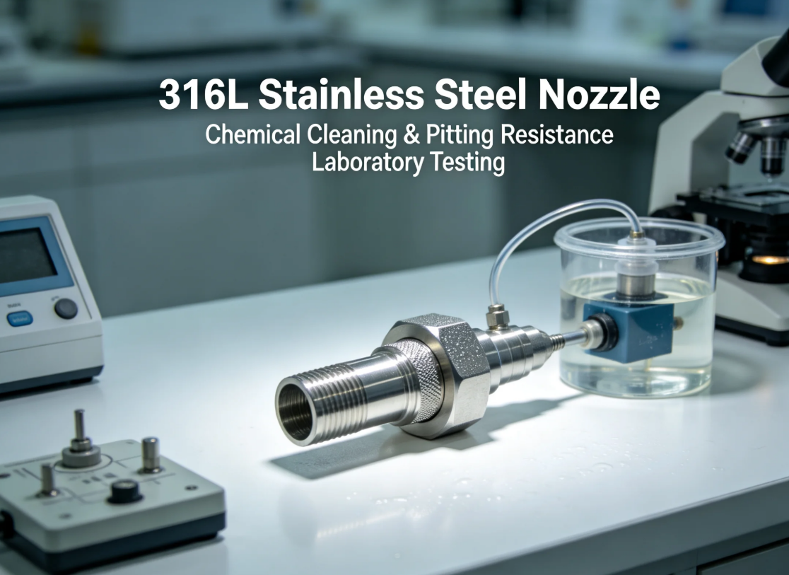 316L-stainless-steel-nozzle-chemical-cleaning-pitting-resistance-laboratory-testing