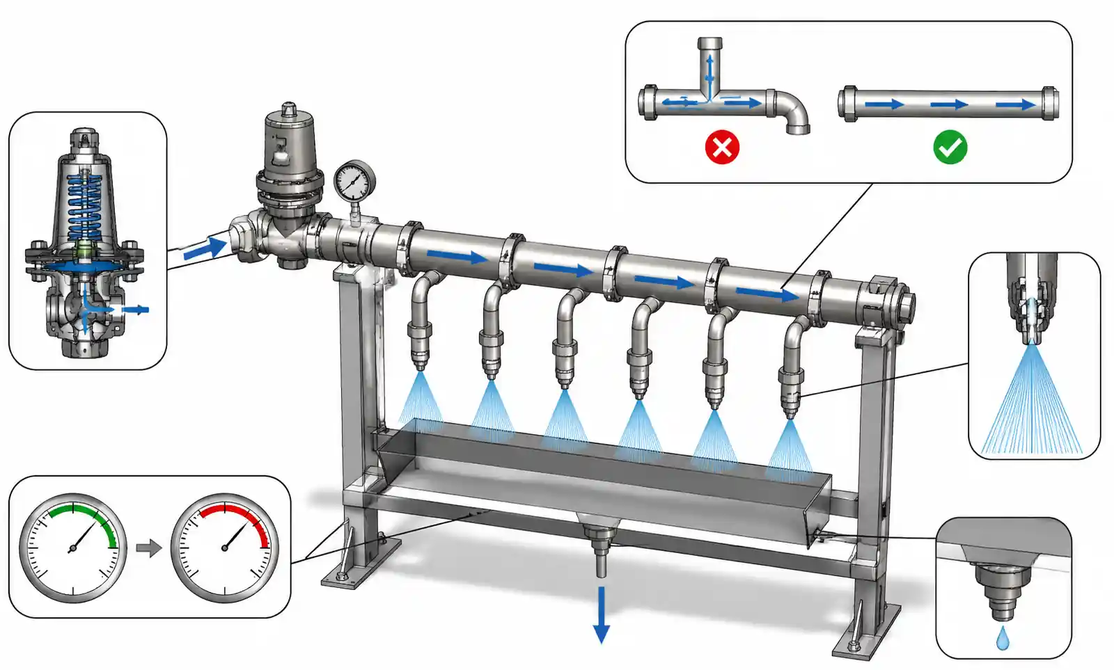 4-nozzle-distribution-piping-design