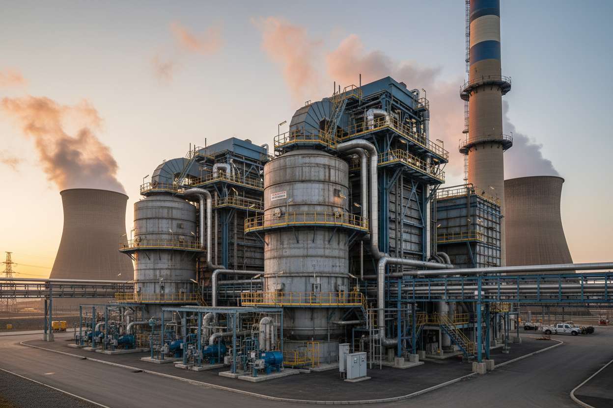 Industrial-denitrification-system-power-plant-application