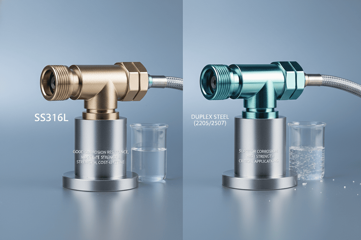 marine-grade-spray-nozzles-SS316L-duplex-steel-material-comparison