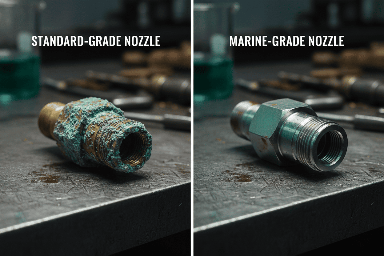 marine-nozzle-corrosion-damage-standard-vs-marine-grade