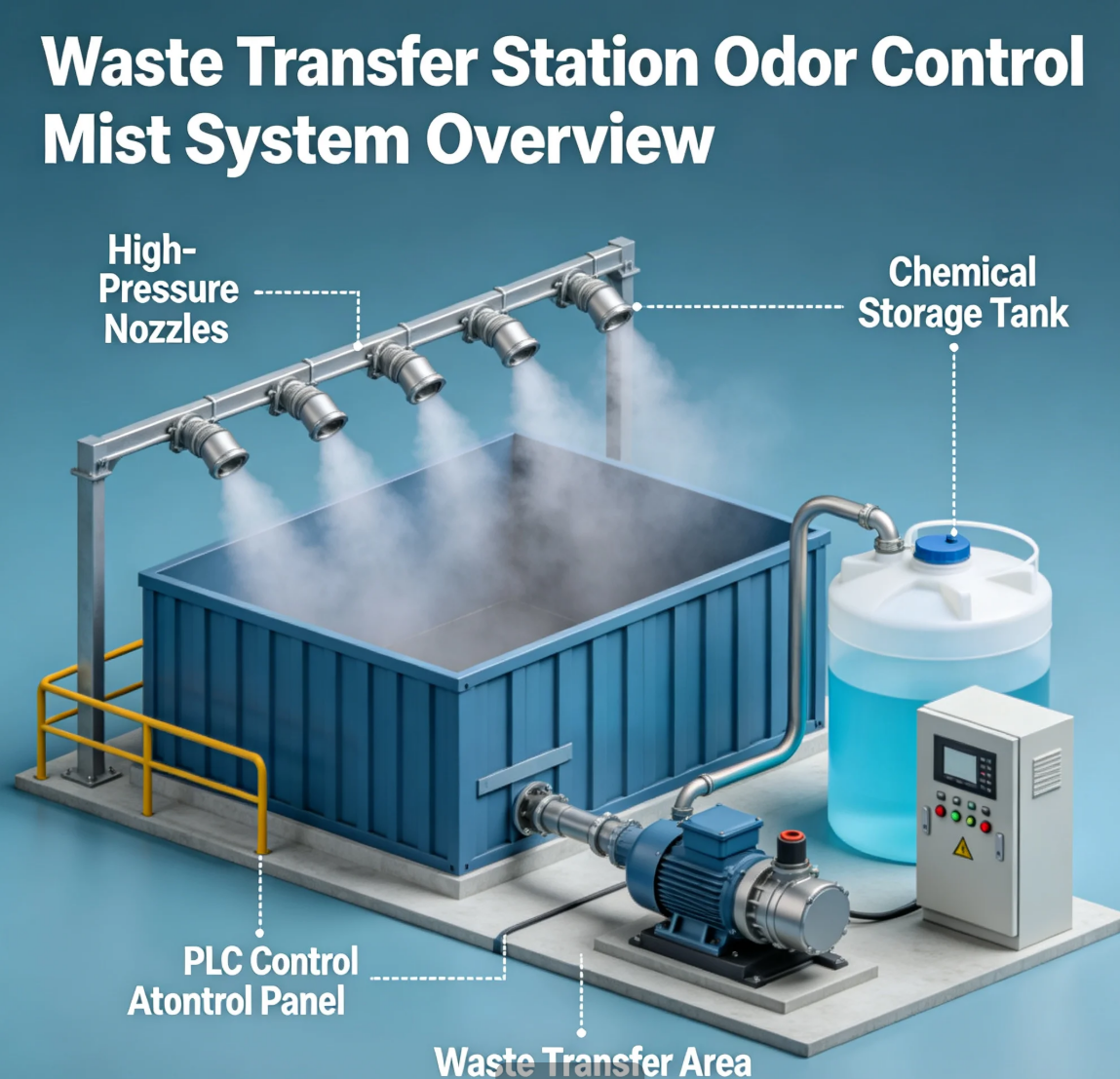waste-transfer-station-odor-control-mist-system-overview