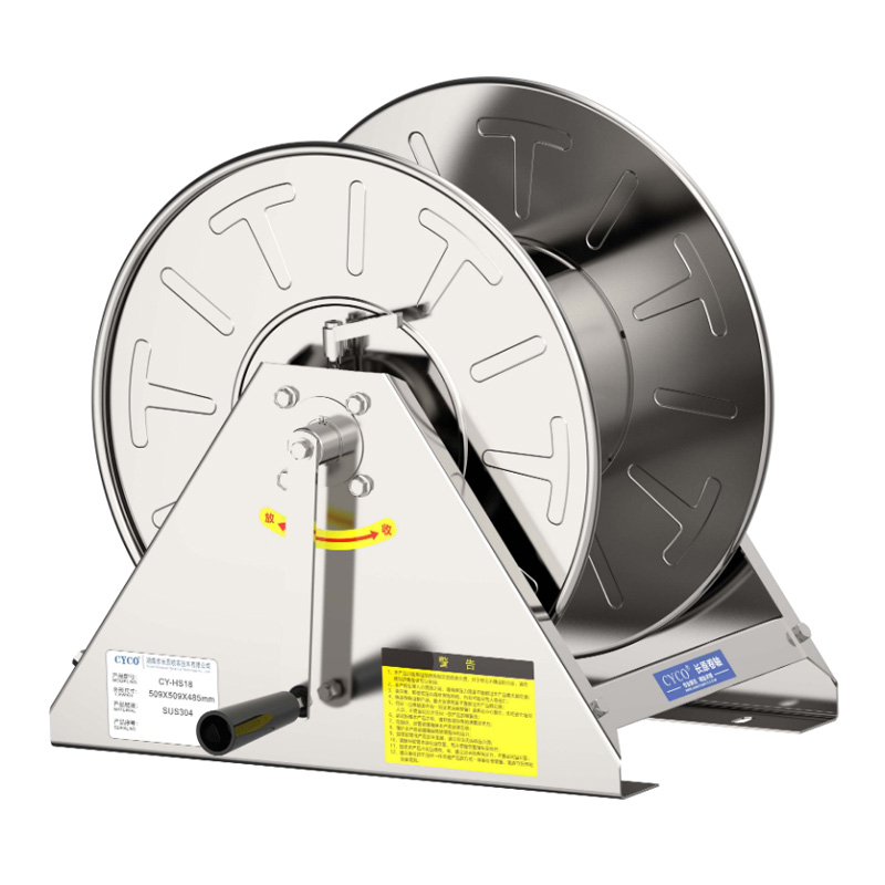 Manual Stainless Steel Fire Truck Hose Reel CY-HS18